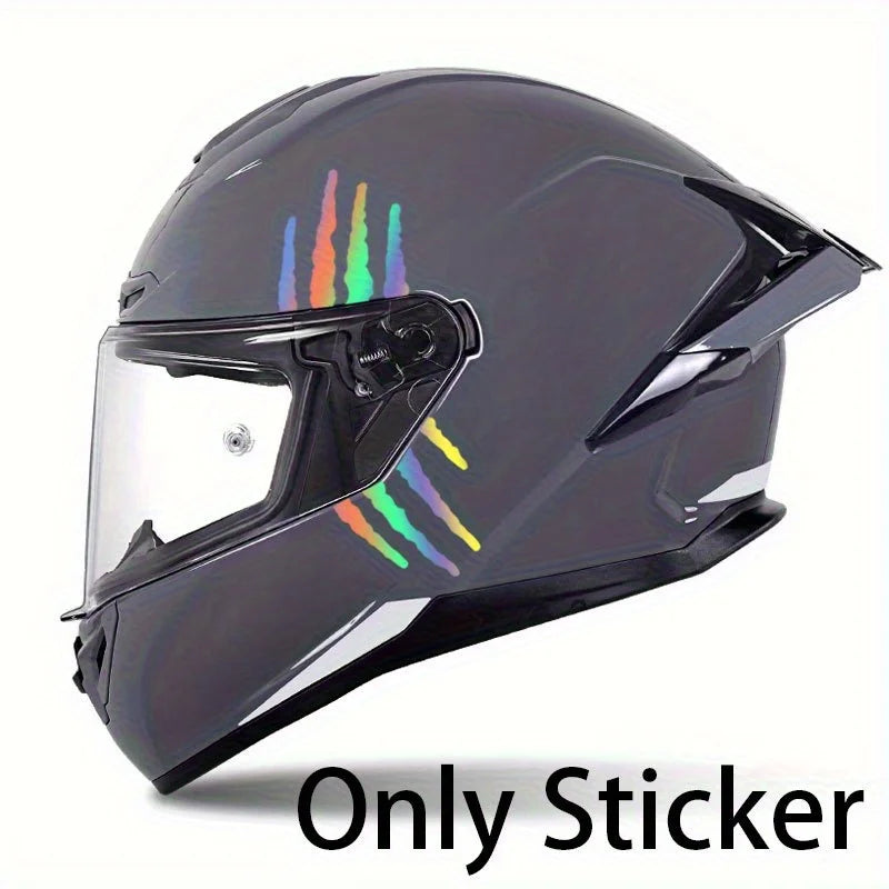Claw Marks Helmet Stickers