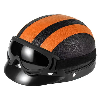 Vintage Leather Helmet 