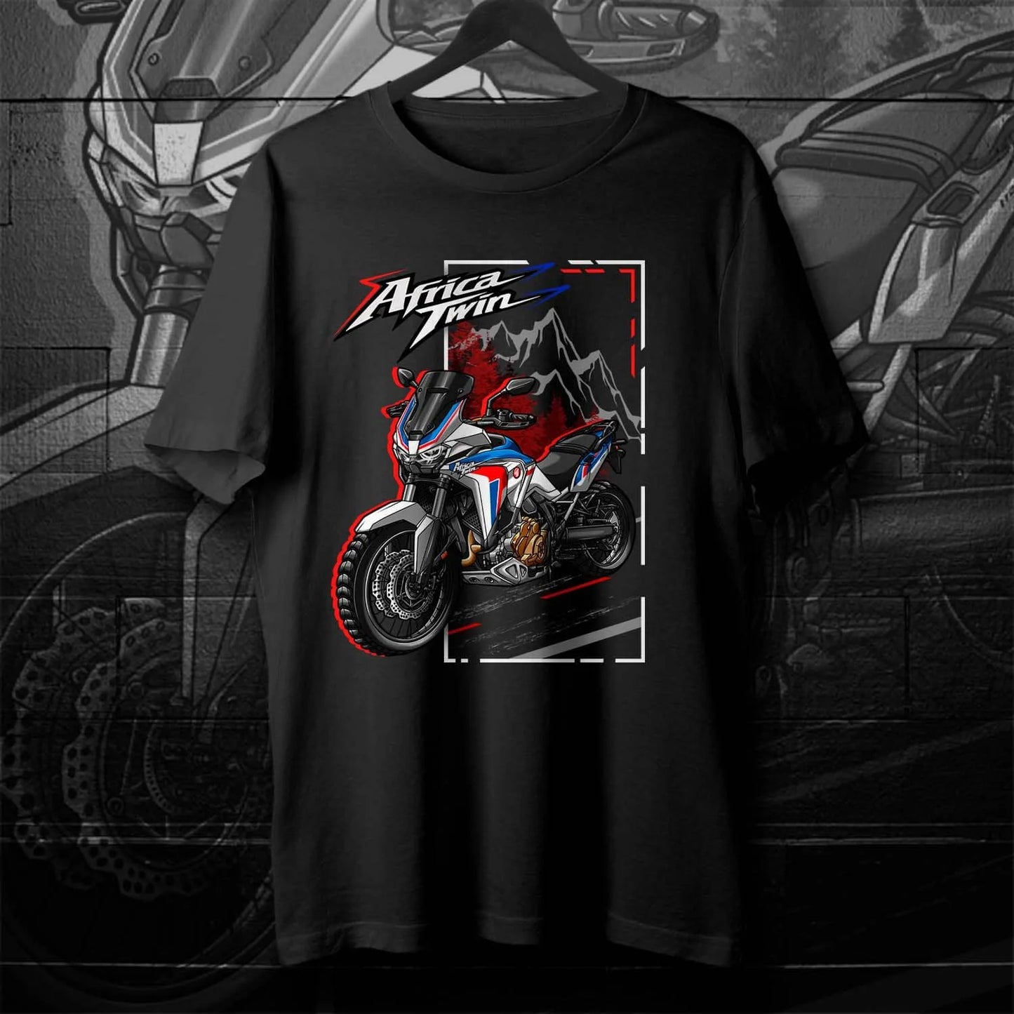 Africa Twin Motorcycle Rider T-Shirt 