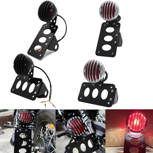 License Number Plate Side Mount Tail Light 