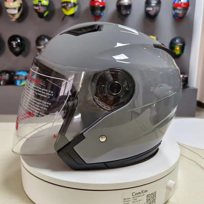 Motorbike Motorcycle Dual Lens Helmet 