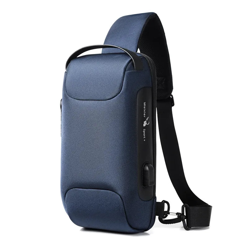 Men Sling Backpack Crossbody for Motorcyclist 