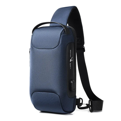 Men Sling Backpack Crossbody for Motorcyclist 