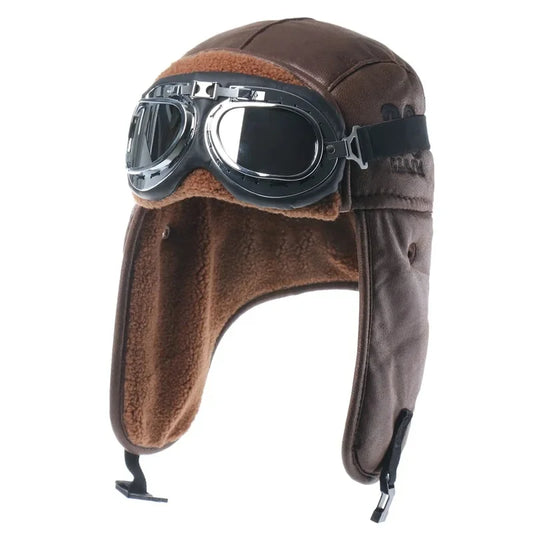 Bomber Hat with Goggles 