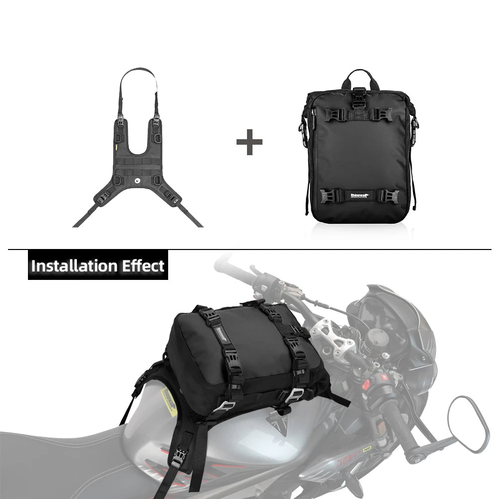 Bolsa de tanque de motocicleta - Capacidad interna de 10 litros 