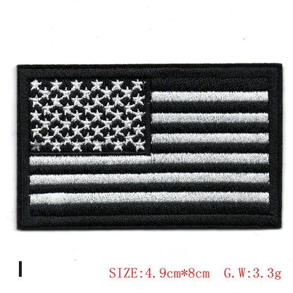 Embroidered Flag Tactical Patch