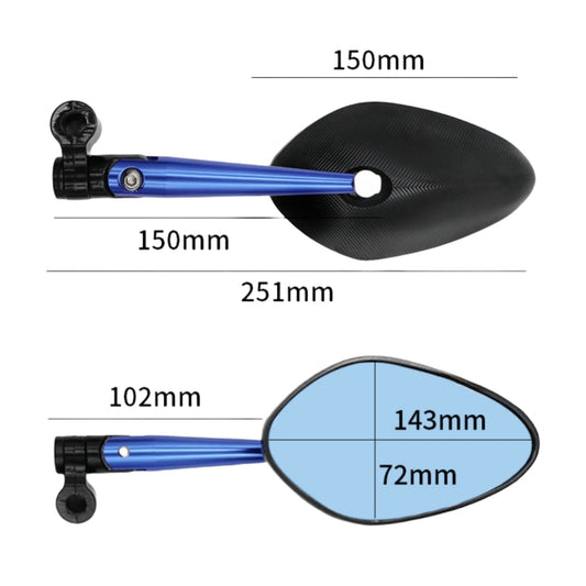 Retro Motorcycle Rearview Mirror 