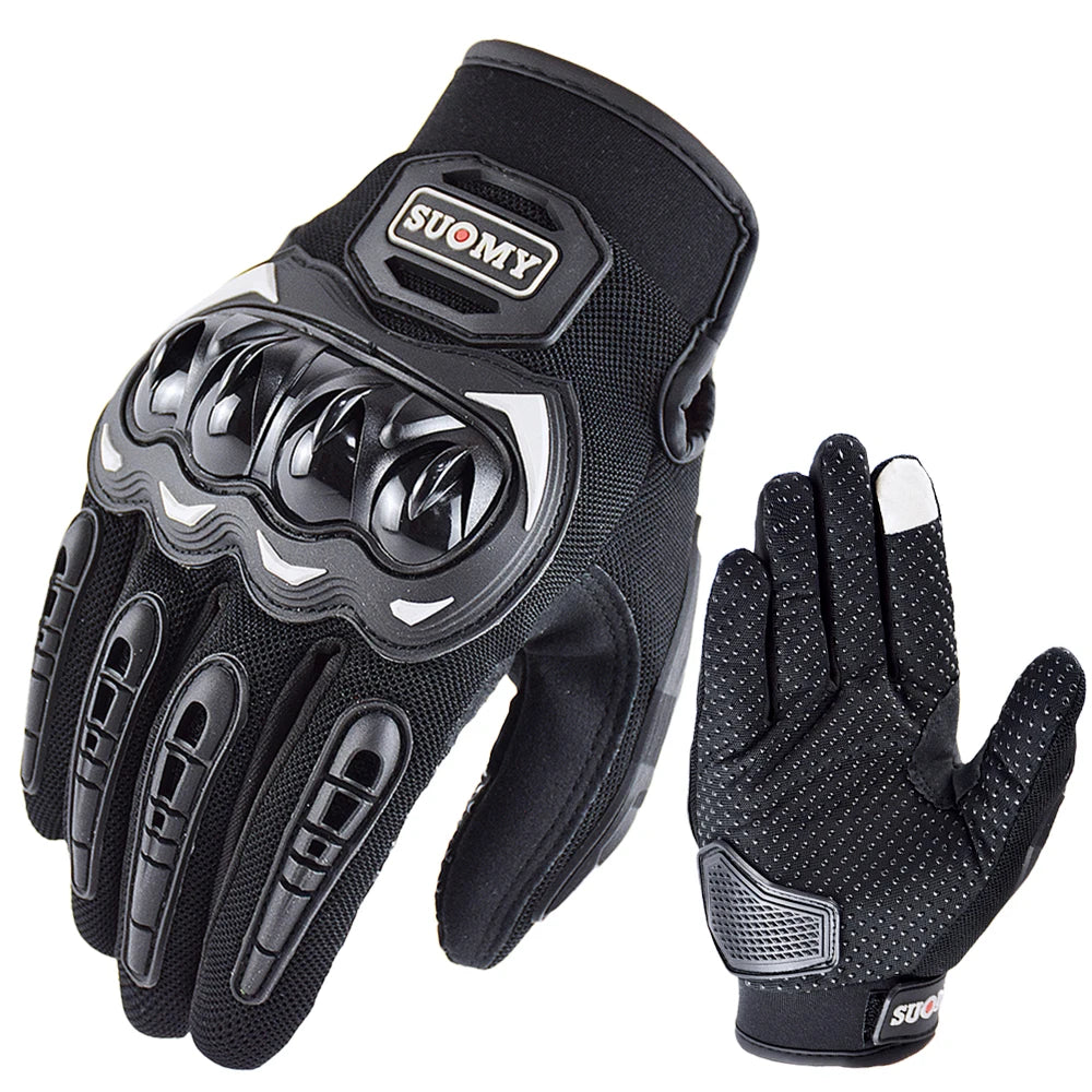 Gants de course à doigt complet respirant 