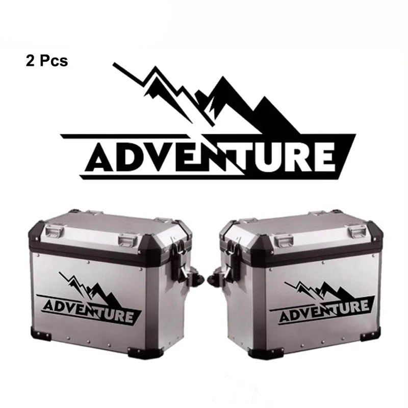 Adventure Mountain Decal Set BW