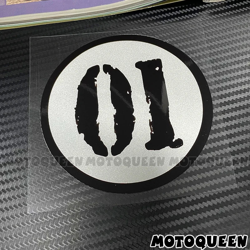 Cafe Racer Number Decals