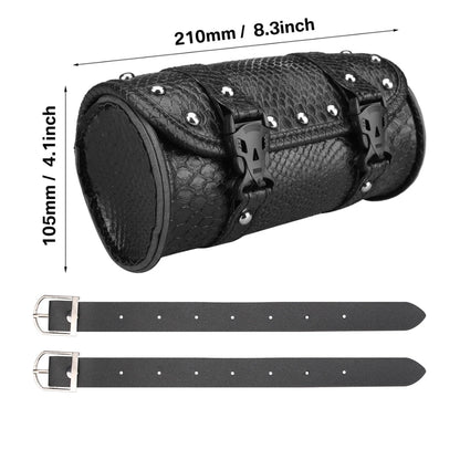 Motorcycle Saddlebags PU Leather Front 