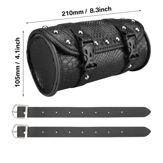 Motorcycle Saddlebags PU Leather Front 