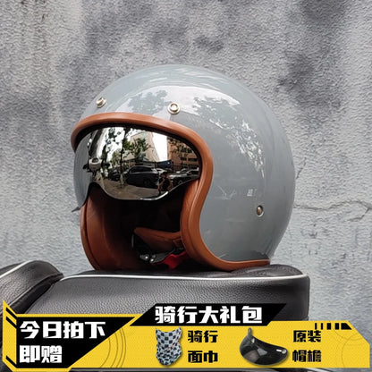 Open Face Half Motorcycle Helmet 
