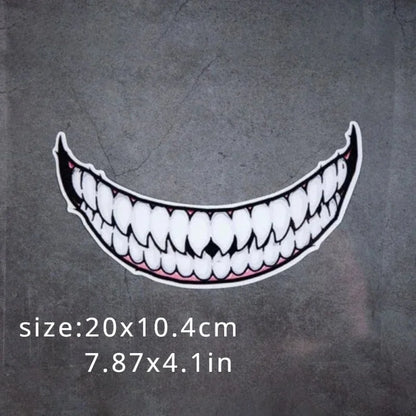 Venomous Smile Helmet Decals