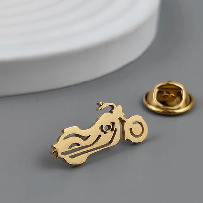 Motorcycle Brooch Pin 