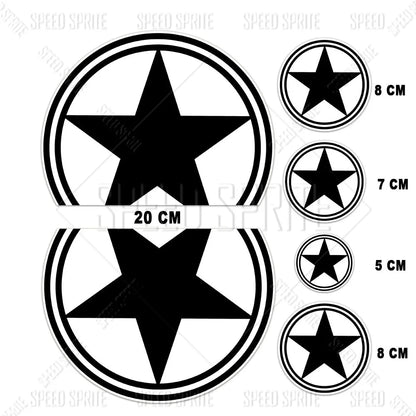 Motorcycle & Scooter Star Decals