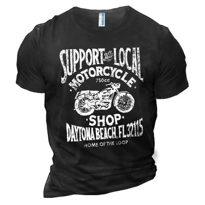 “Never Underestimate an Old Man” Motorcycle T-Shirt 