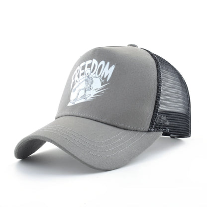 Skull Summer Cap for Motorcyclist 