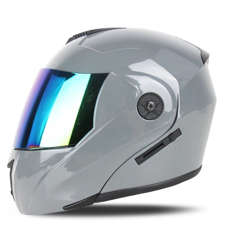 Racing Motobiker Flip-Up Helmet 