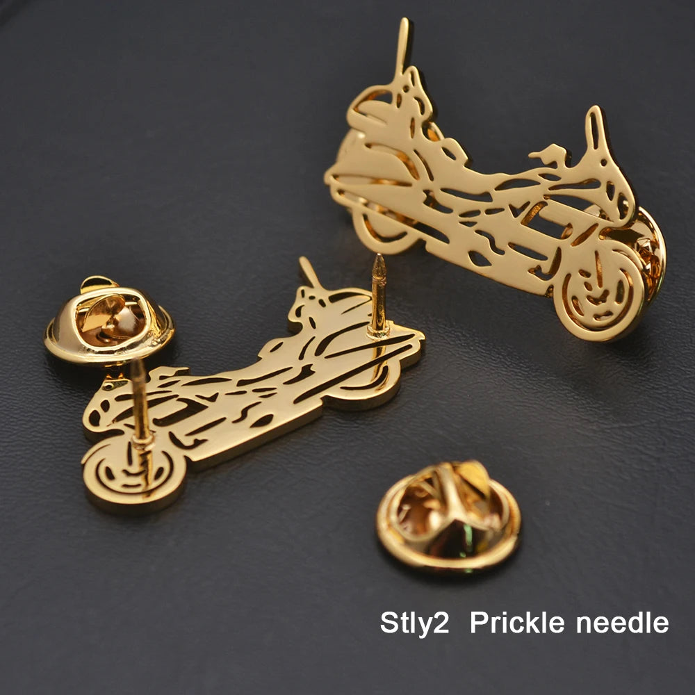 Brooch Motorcycle Pin 