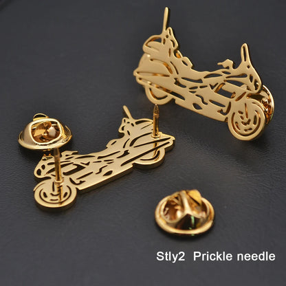 Brooch Motorcycle Pin 