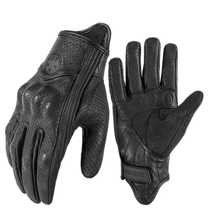 Guanti da moto in pelle