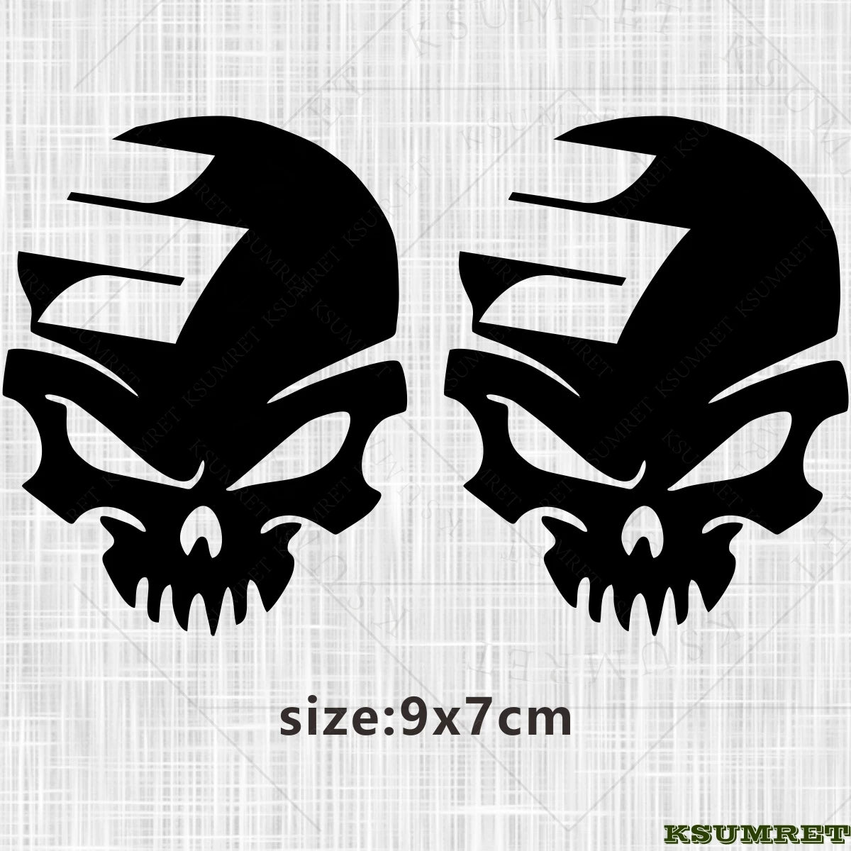 Skull Racing Decal Set
