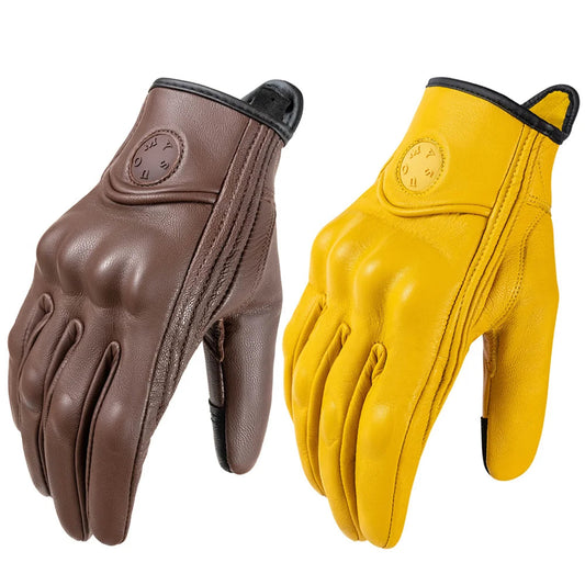 Leather Motorcycle Gloves