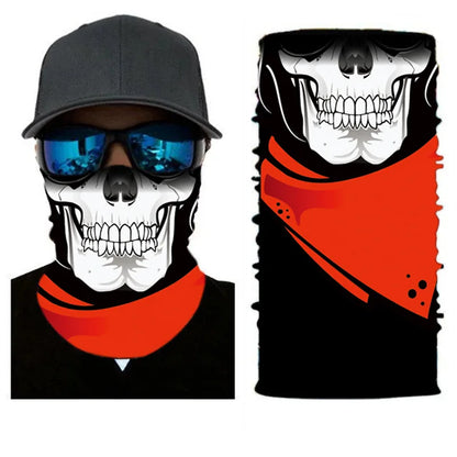 3D Ghost Skull Bandana 
