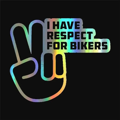 Pack d’autocollants holographiques de motard
