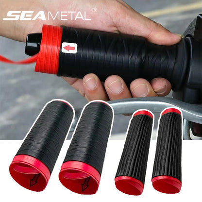 Punhos de guiador de motocicleta de borracha de silicone