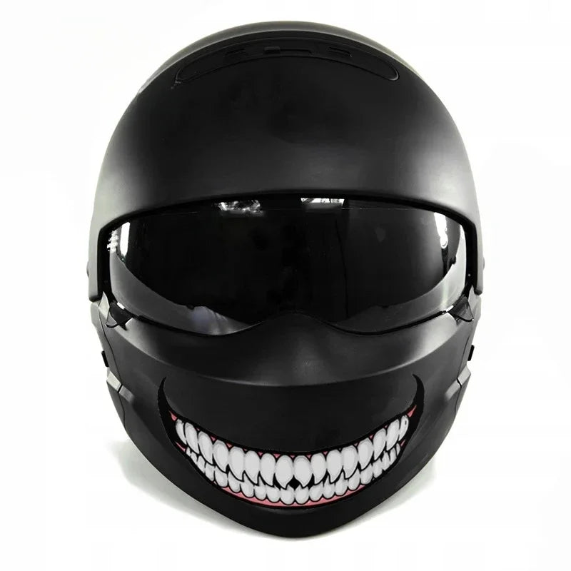 Smile Evil Sticker Helmet