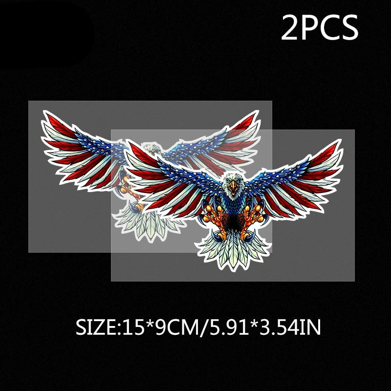 Patriotic Eagle Vinyl Decal