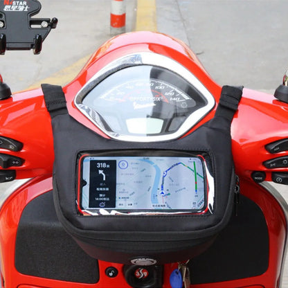 Handlebar Bag Front Touch Screen Portable 