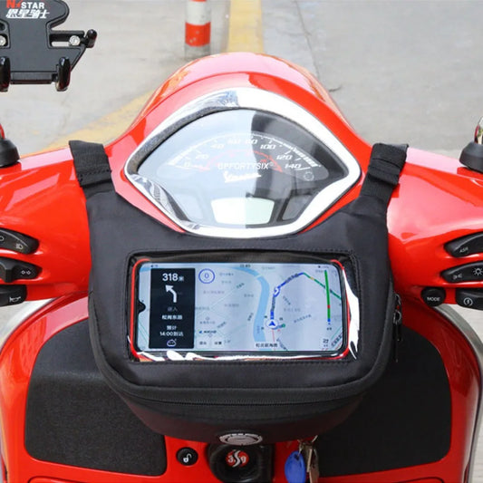 Handlebar Bag Front Touch Screen Portable 