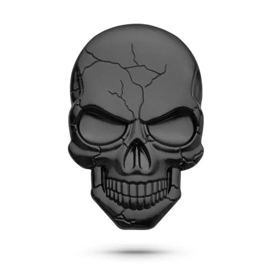 Metal Ghost Skull Badge 