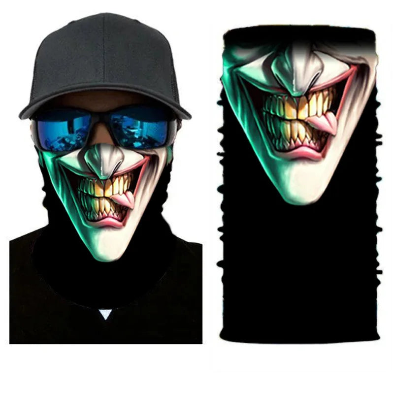 3D Ghost Skull Bandana 