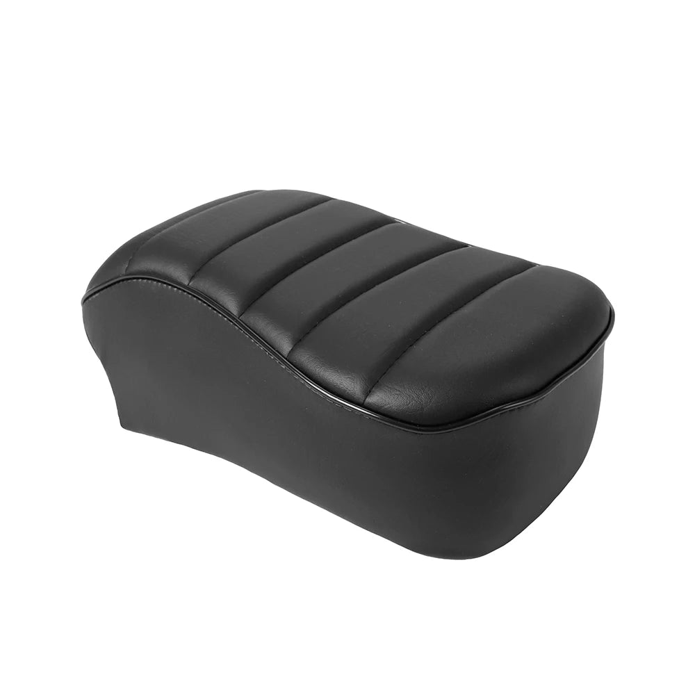 Motorcycle Black Passenger Seat 