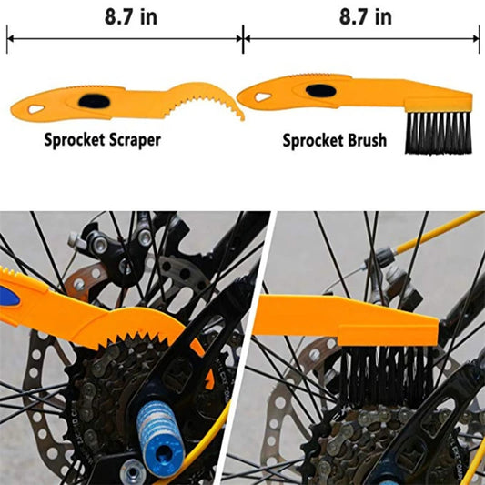 Chain Cleaner Motorcycle Cleaning Kit 