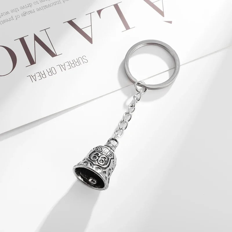 Route 66 Bell Punk Keychain