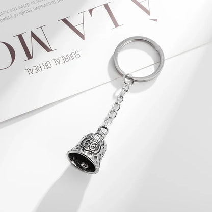 Route 66 Bell Punk Keychain