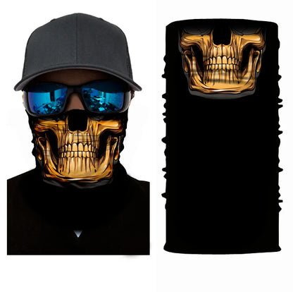 3D Ghost Skull Bandana 