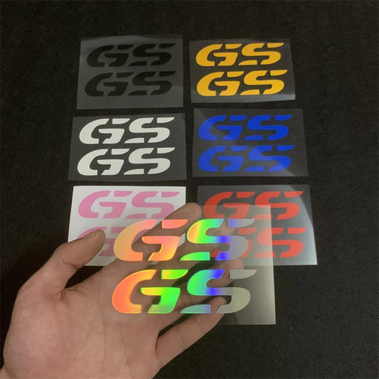 Surtido de calcomanías con el logotipo de GS