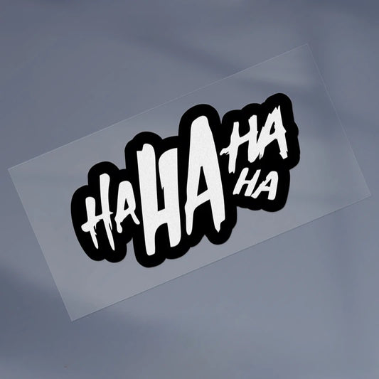 HA HA HA Motorcycle Sticker 