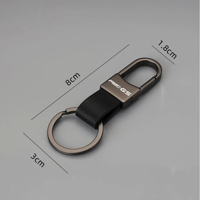 F850 GS Leather Keyring 