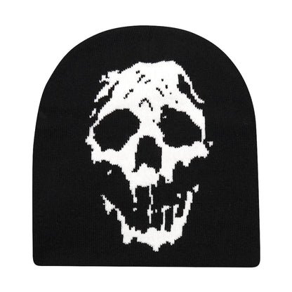 Skull Beanie Motorcyclist 