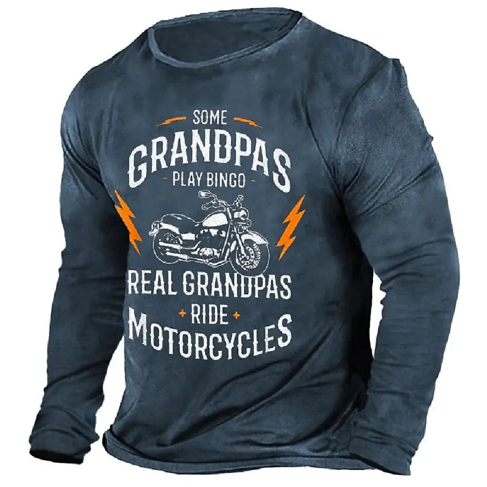 Grandpa Rider Long Sleeve Shirt