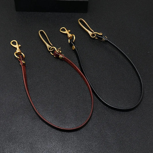Genuine Leather Keyring for Motorcyclists