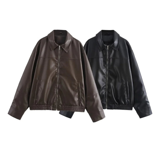 Genuine Leather Motorcycle Jacket 