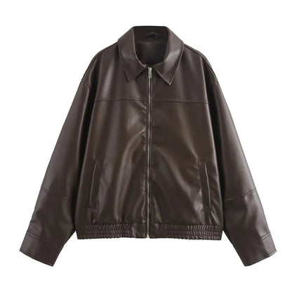 Genuine Leather Motorcycle Jacket 